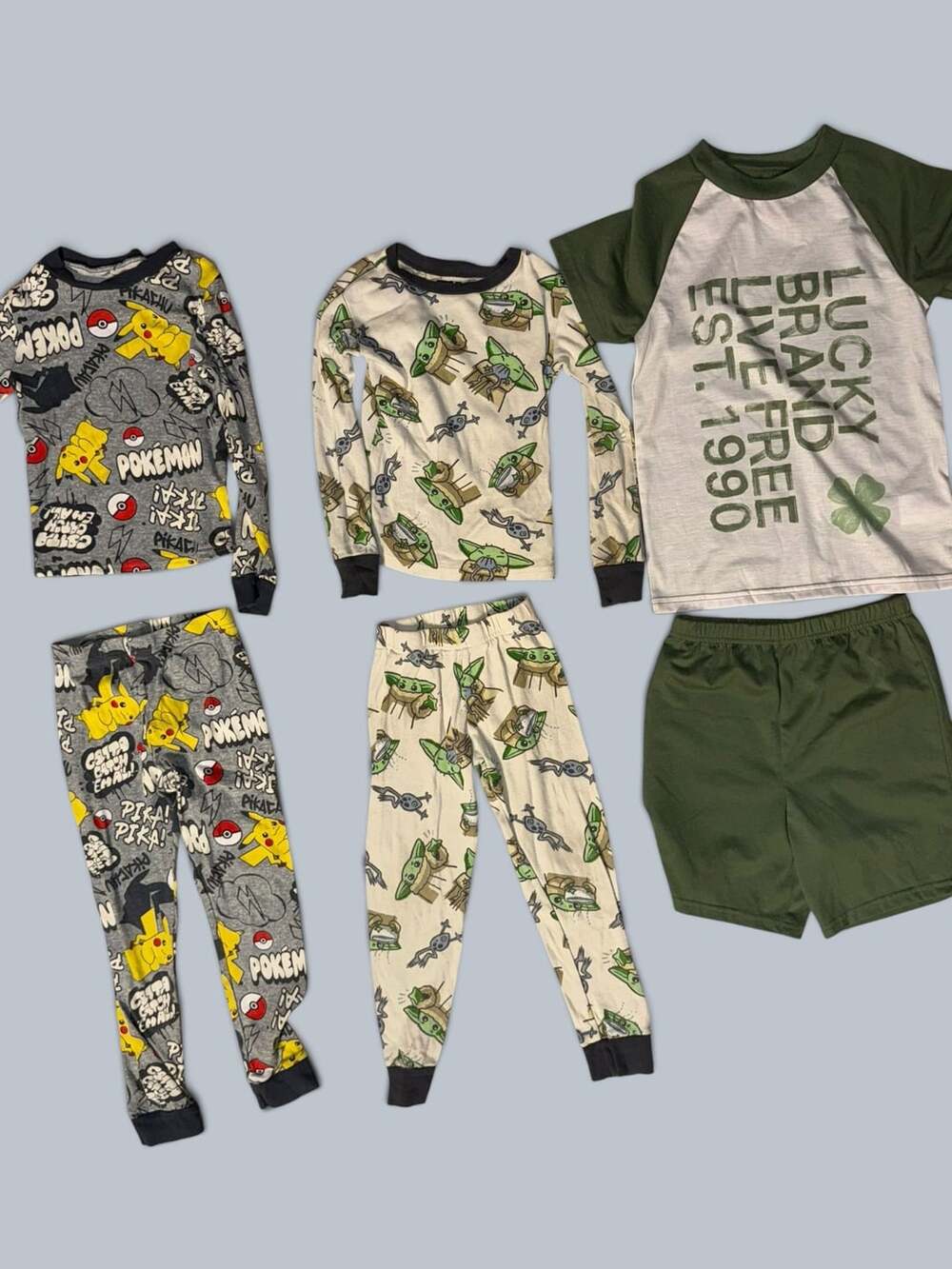 Lucky Brand Pokemon Star Wars Outfit Lot Size 6